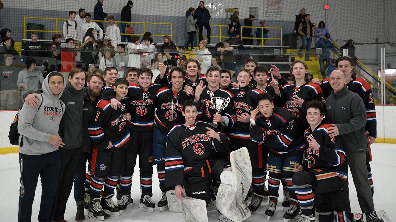 Ice Hockey:  Patriots Win IHL Title for Third Year in a Row!